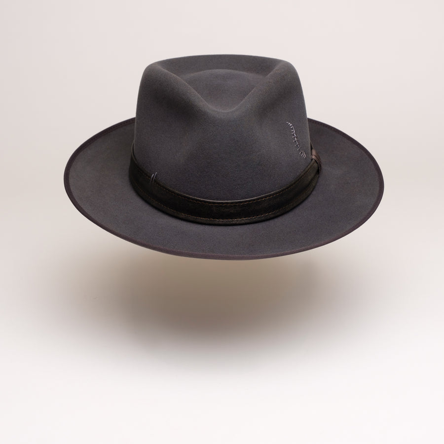 DUKE FEDORA Laine Cachemire Gris