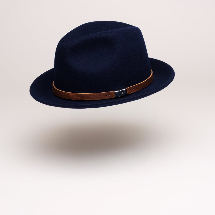 TRILBY Laine de Mérinos Pliable Marine